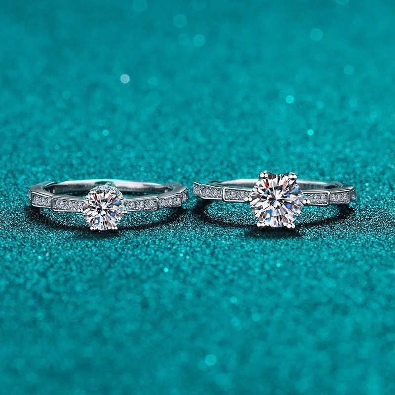 Moissanite Engagement Rings-RM013