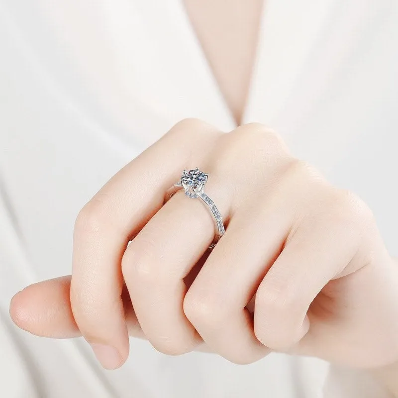 Moissanite Engagement Rings-RM013