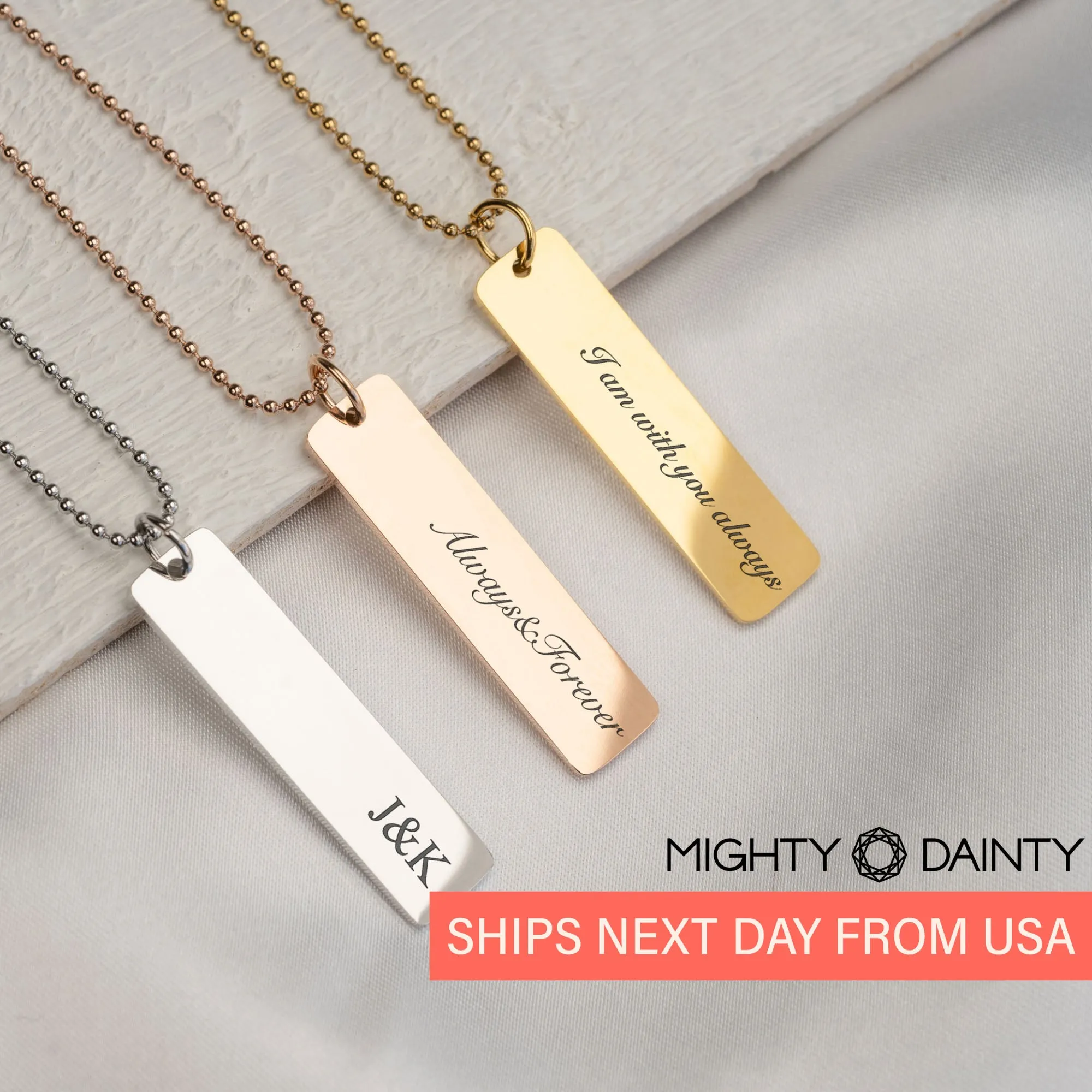 Name Bar Necklace