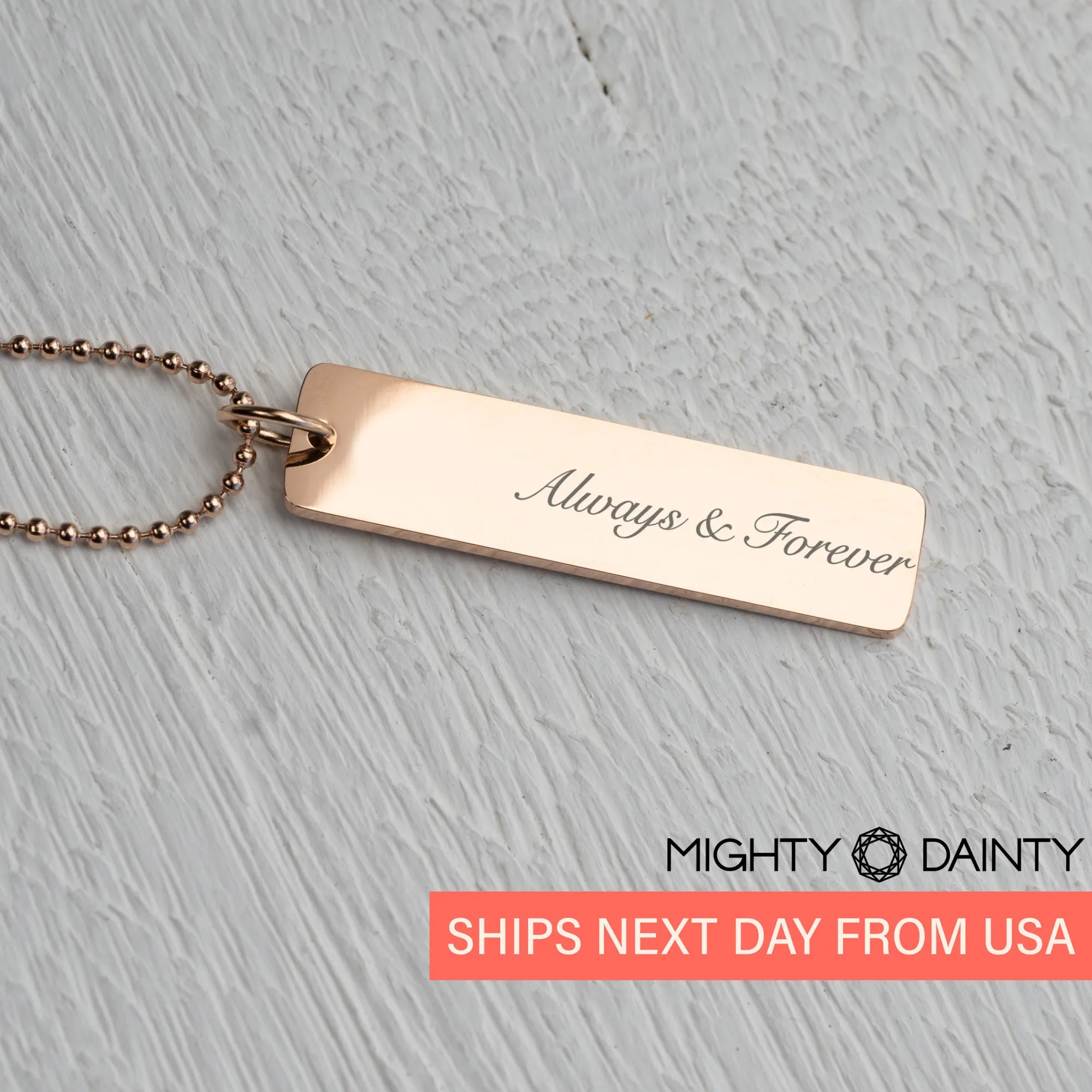 Name Bar Necklace