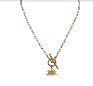 Natalie Fob and Toggle Necklace