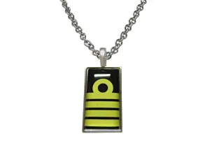 Nautical Captain Rank Pendant Necklace