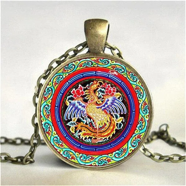Necklace with Tibetan Pendant