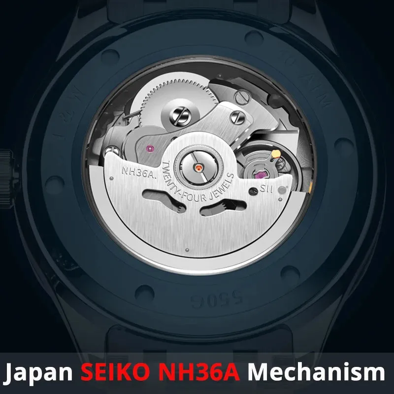 New Japan SEIKO NH36A Movement Automatic Watches