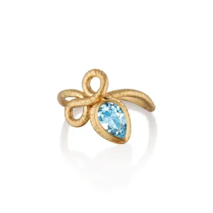 NEW! The Promise Ring with Aquamarine