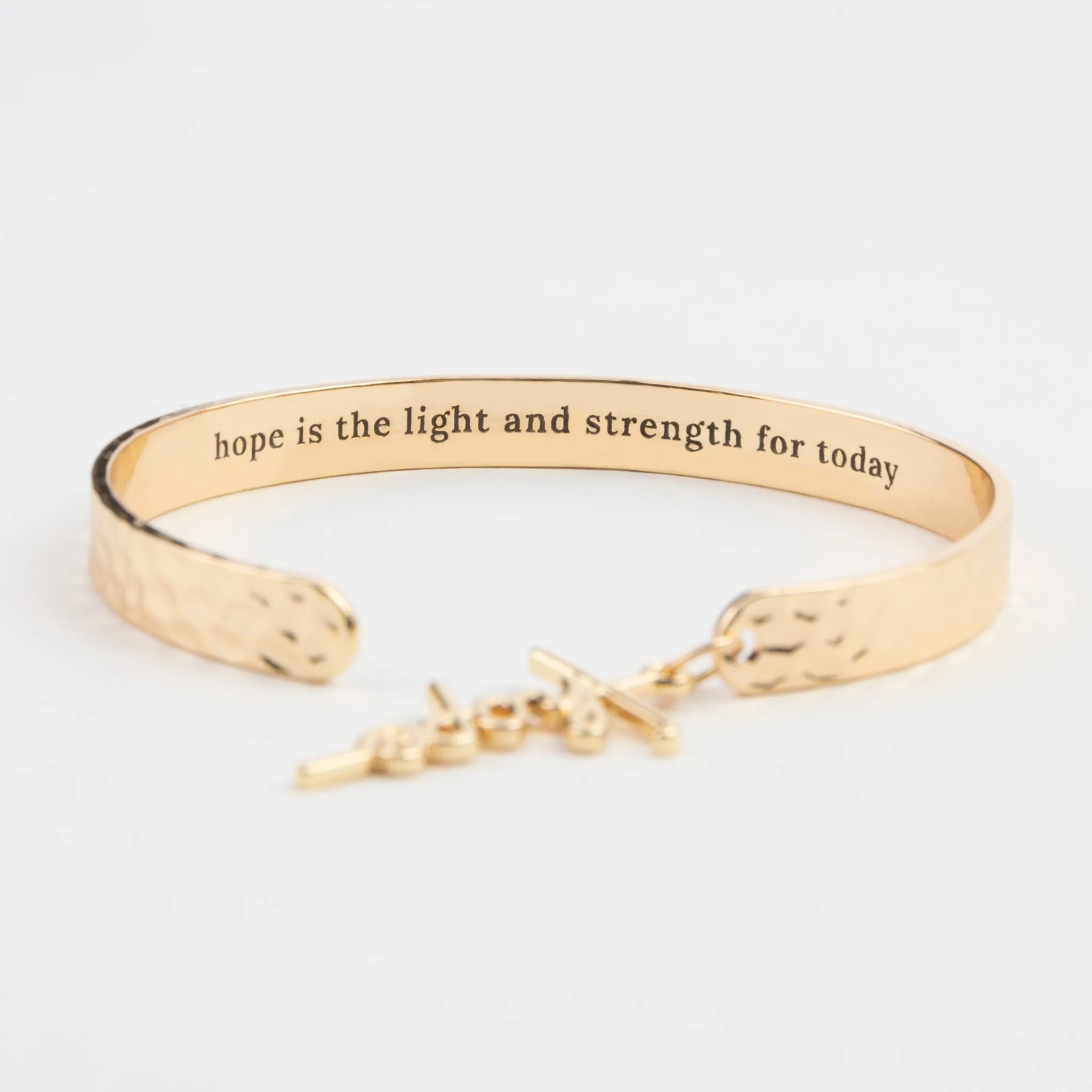 Nina Hope Charm Cuff Bracelet