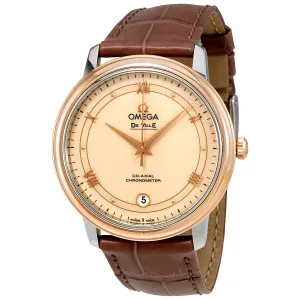 Omega De Ville Automatic Stainless Steel & Rose Gold Unisex Watch 424.23.37.20.09.001