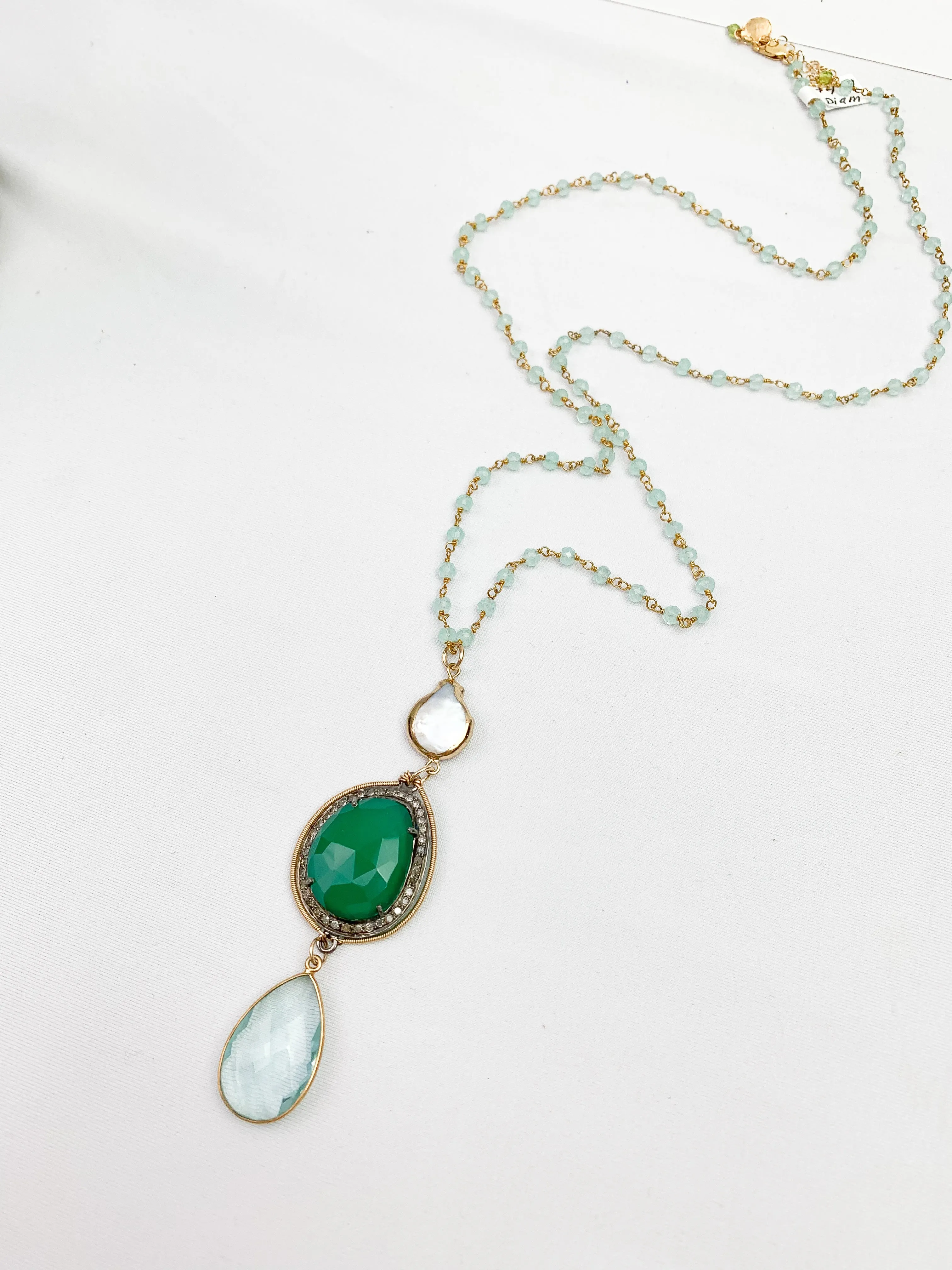 OOAK Emerald City Necklace