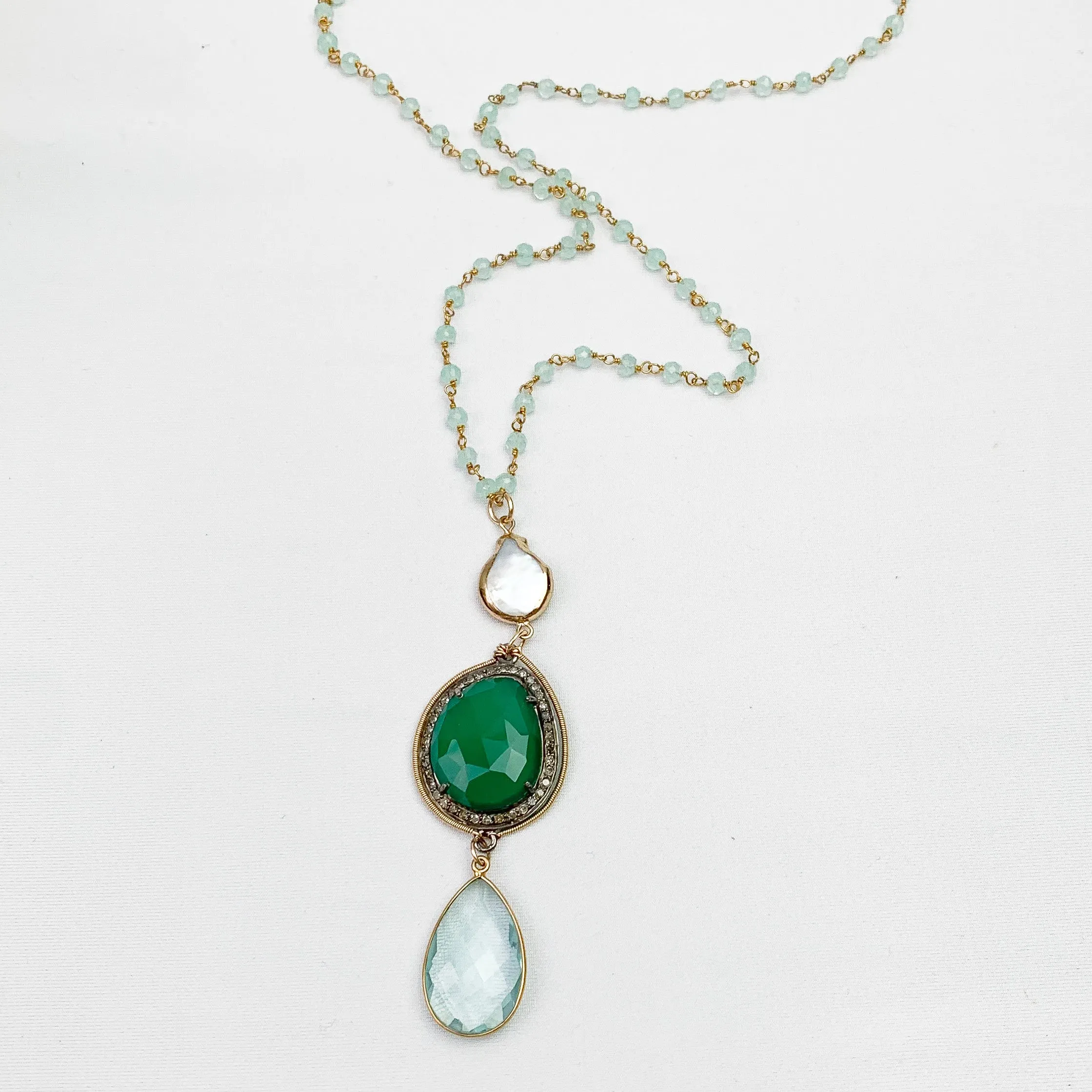 OOAK Emerald City Necklace