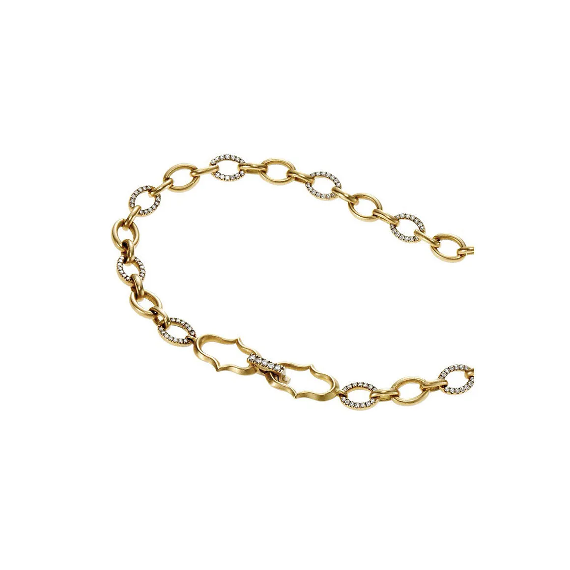 Oval Link Pavé Bracelet