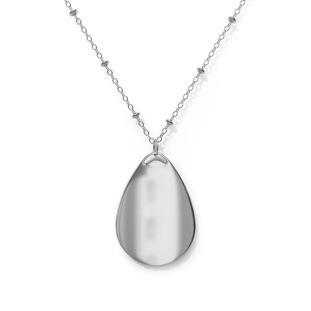 Oval Necklace 'Eat me drink me'