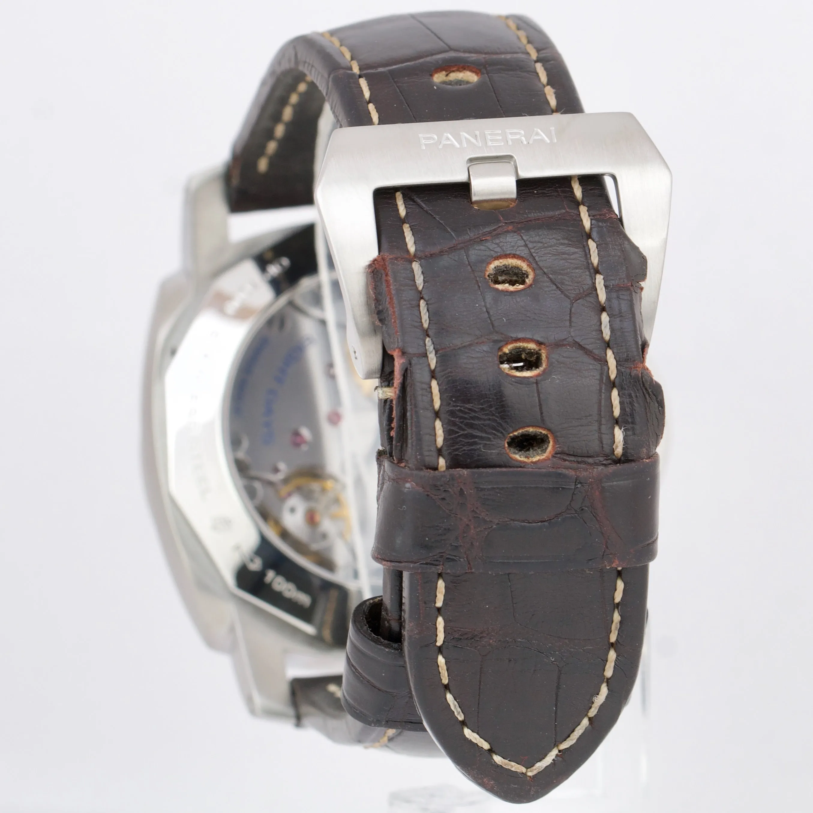 Panerai PAM 233 Luminor Marina 1950 GMT 8 Days 44mm Stainless Watch PAM00233