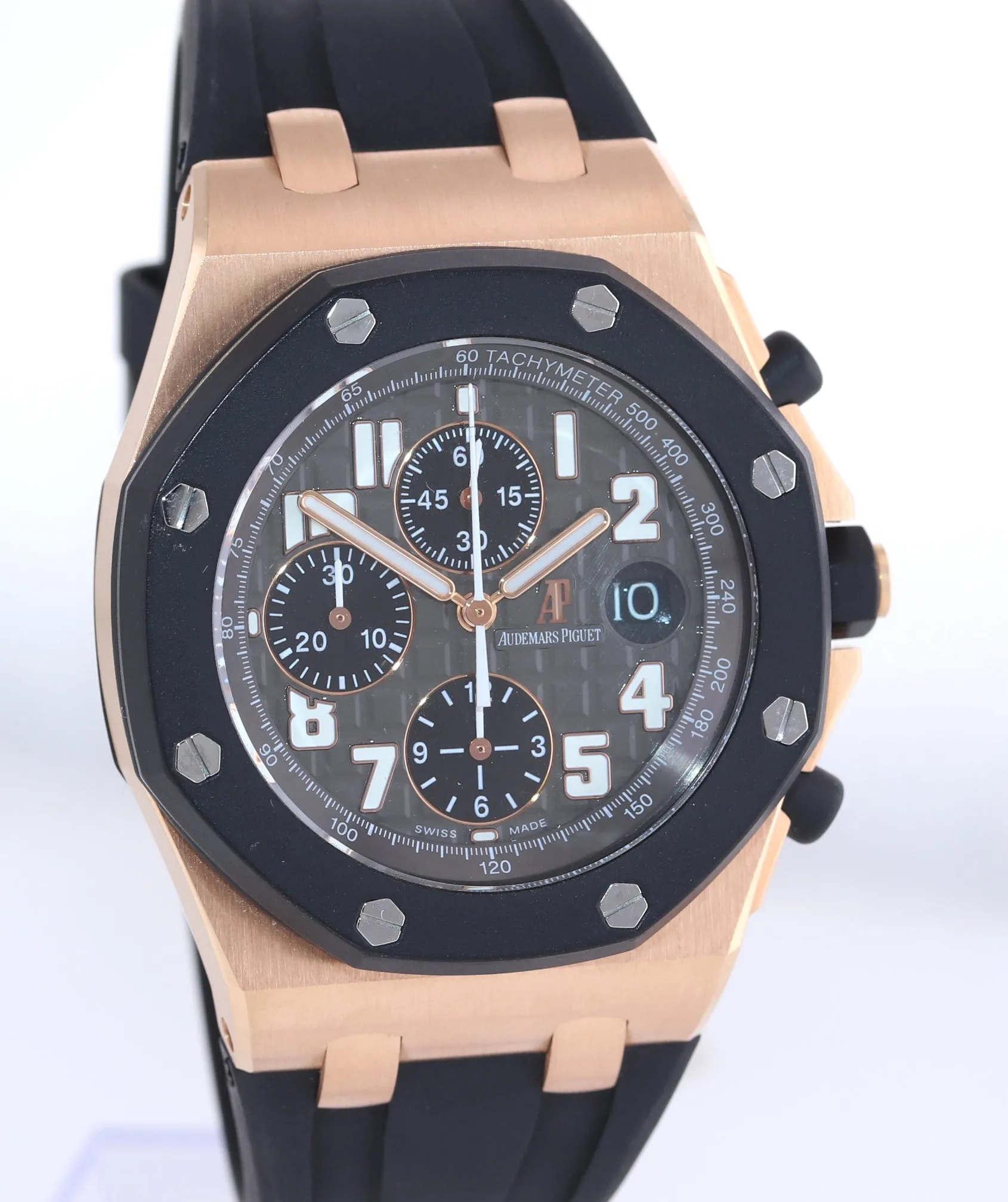 PAPERS Audemars Piguet Royal Oak Offshore Rose Gold 25940OK.OO.D002CA Watch