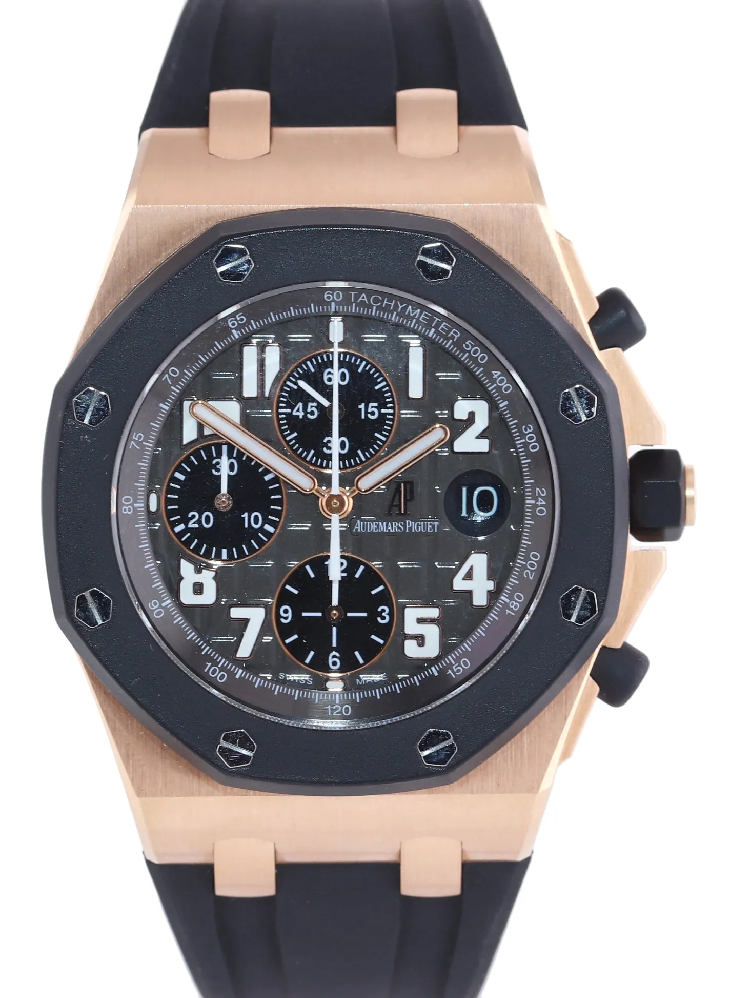 PAPERS Audemars Piguet Royal Oak Offshore Rose Gold 25940OK.OO.D002CA Watch