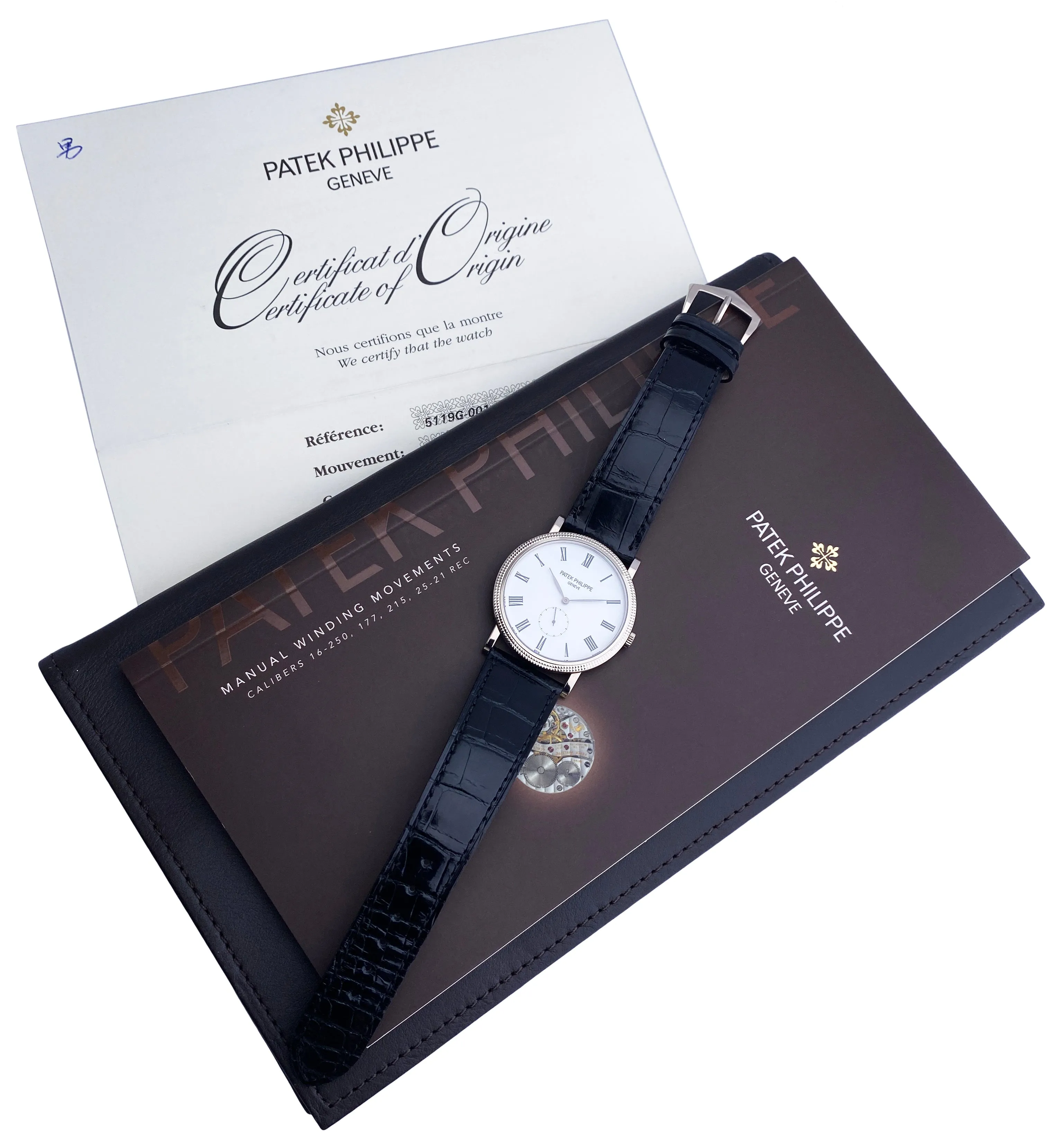 Patek Philippe Calatrava 5119G Mens Watch With Papers