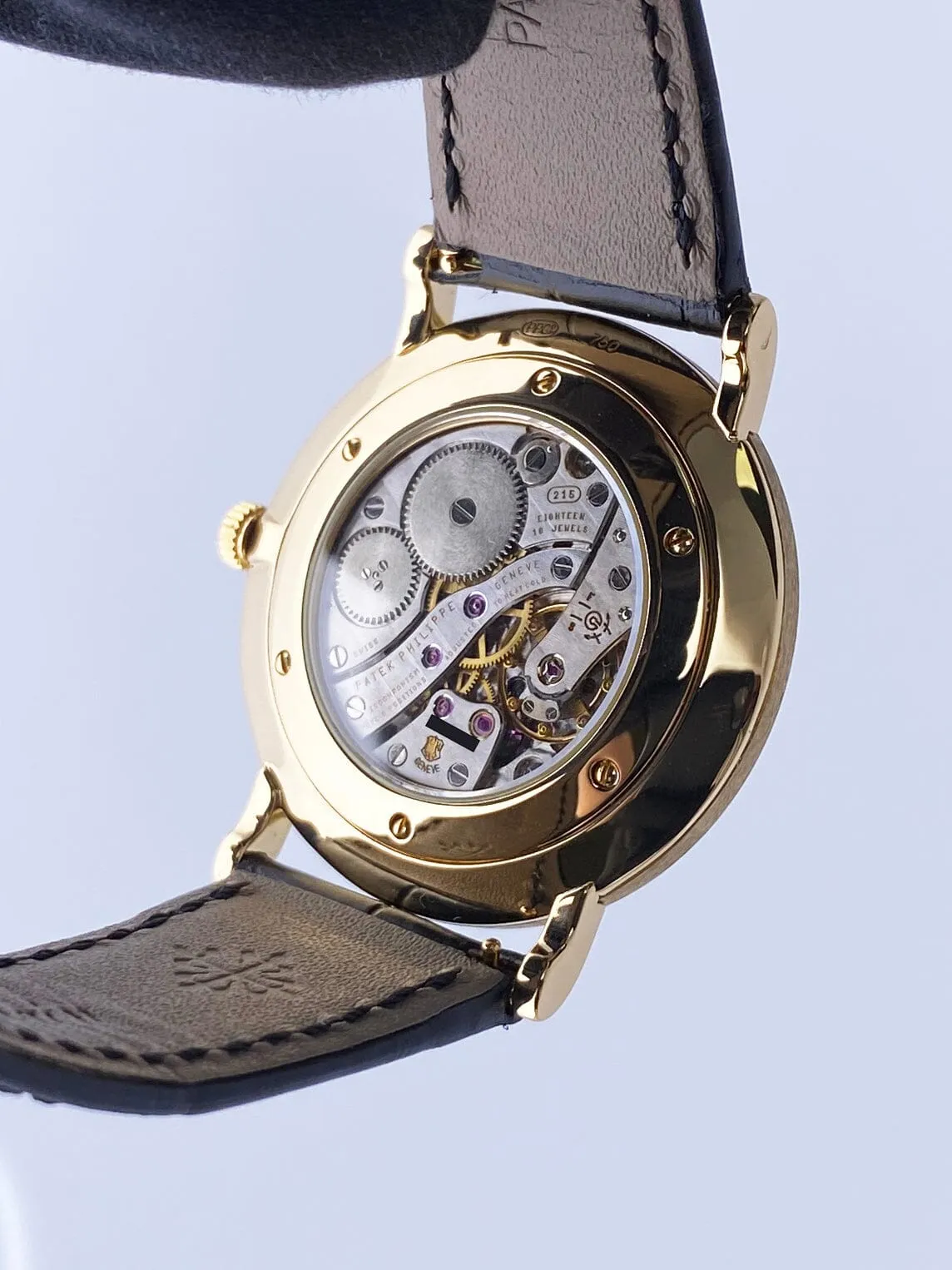 Patek Philippe Calatrava 5119J 18K Yellow Gold Mens Watch Papers