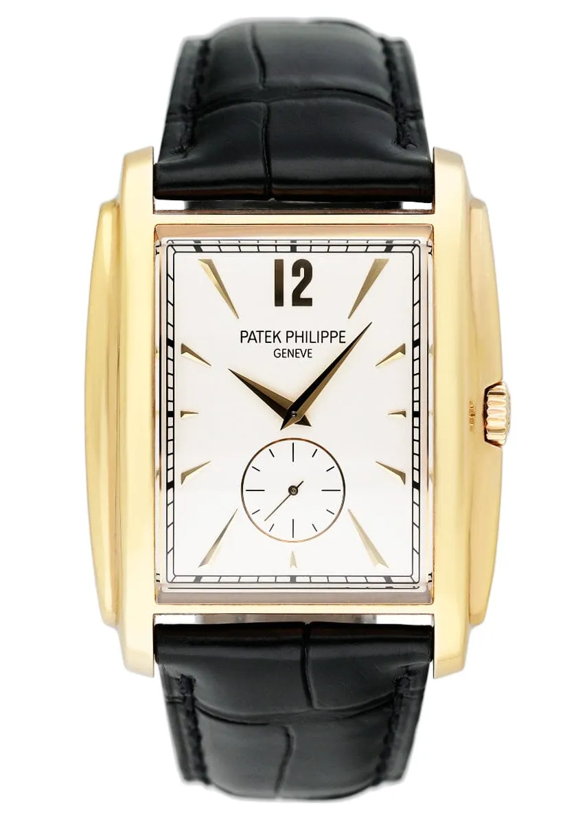 Patek Philippe Gondolo 5124J 18K Yellow Gold Mens Watch Papers