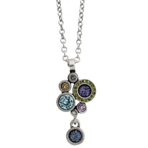 Patricia Locke Balancing Act Sterling Silver Plated Necklace, 16.5"   1.5" Extender Tranquility NK0521S