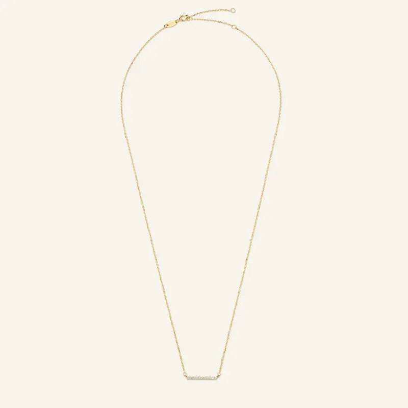 Pavé Cubic Zirconia Bar Set