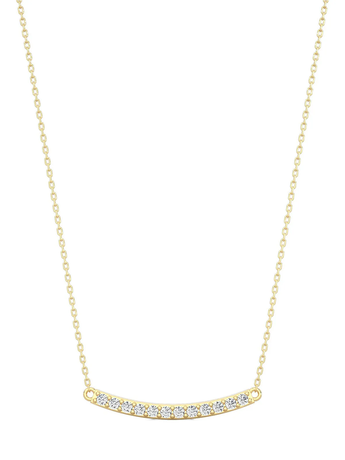 Pave Bar Necklace