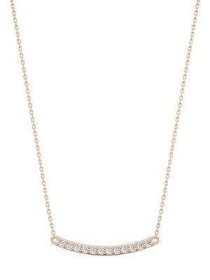 Pave Bar Necklace