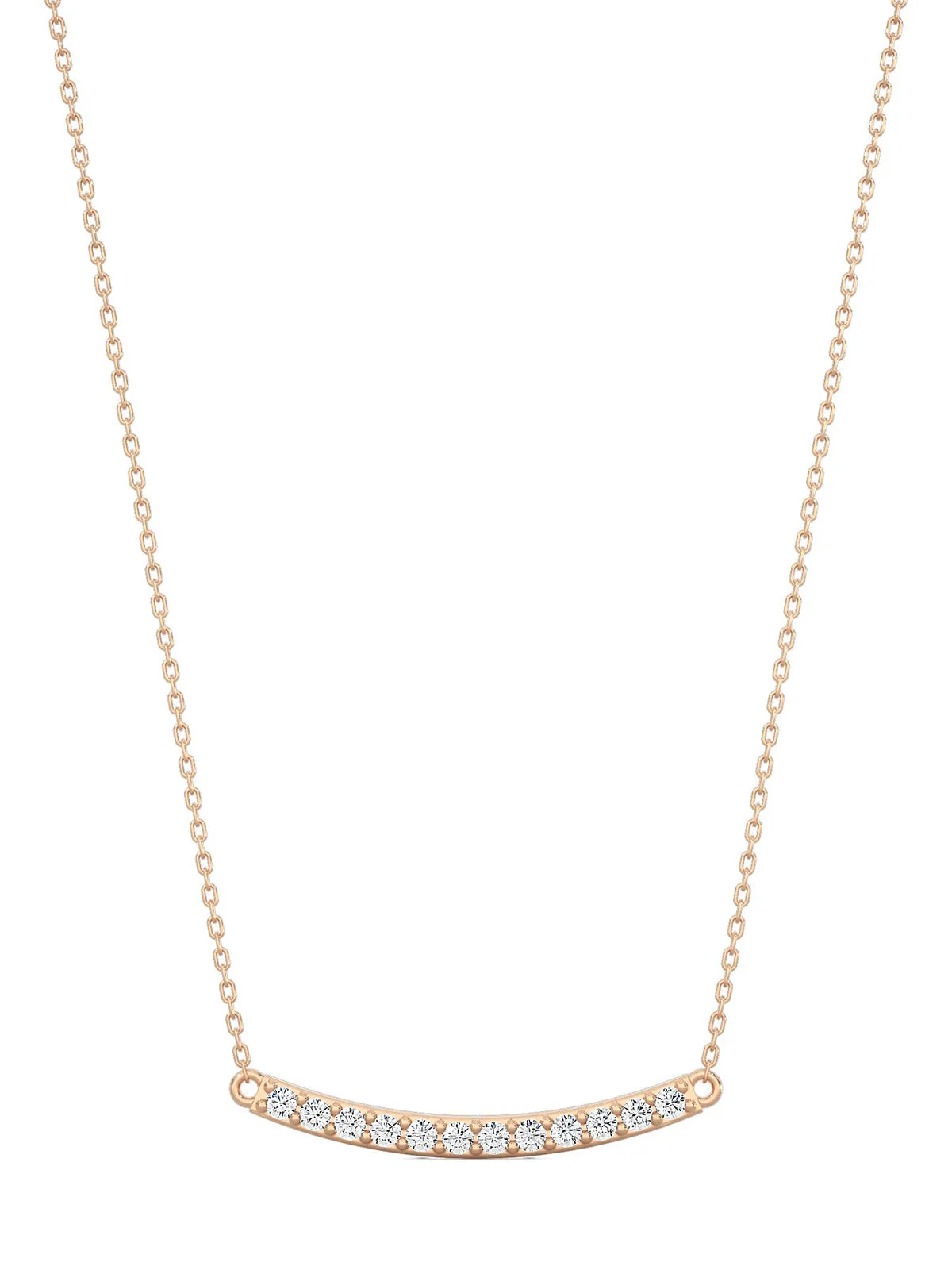Pave Bar Necklace