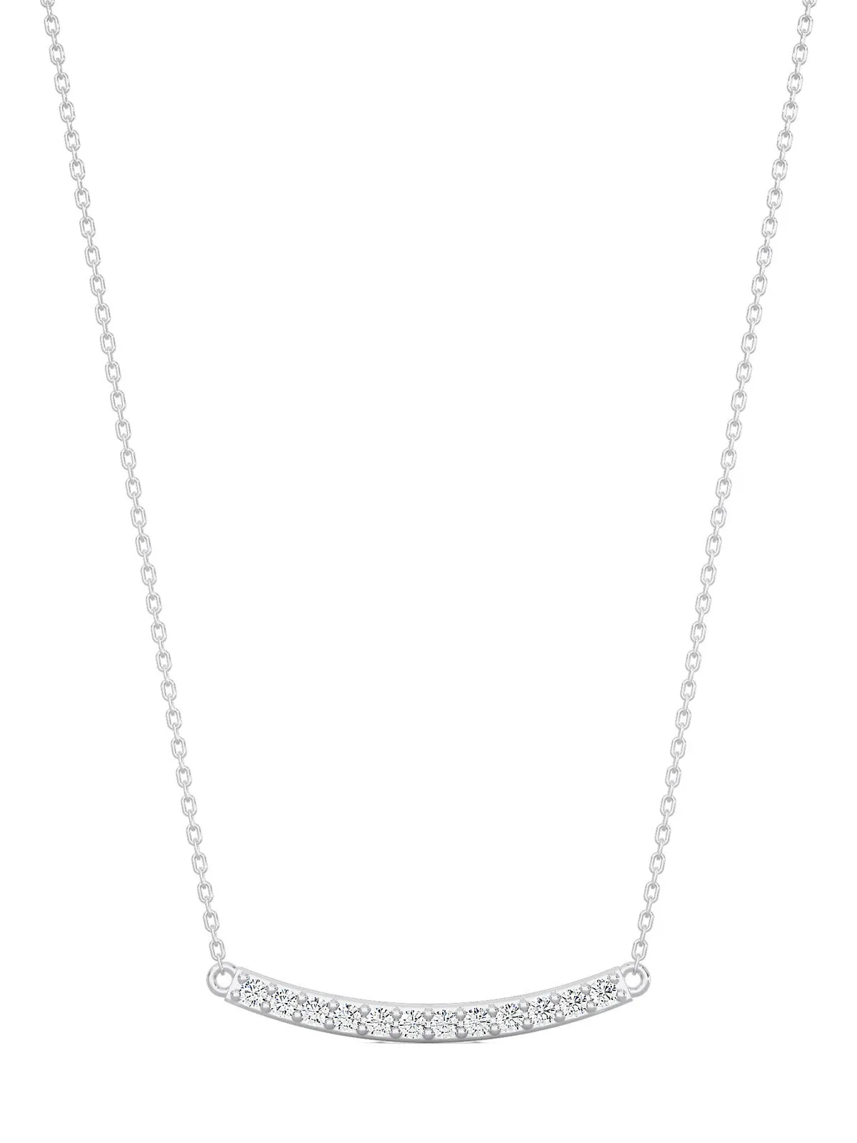 Pave Bar Necklace