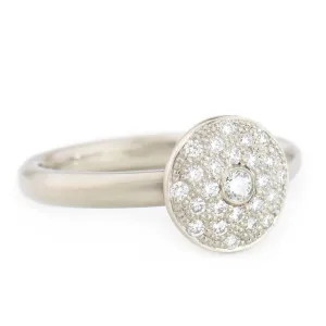 Pave Disc Ring