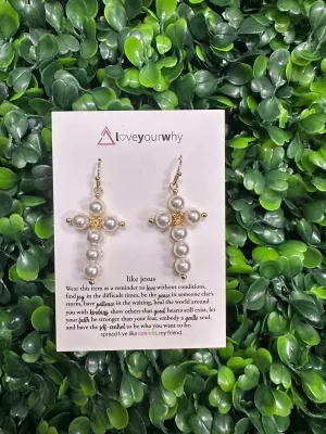 Pearl Dangle Earrings