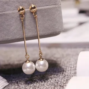 Pearl Tassel Earrings