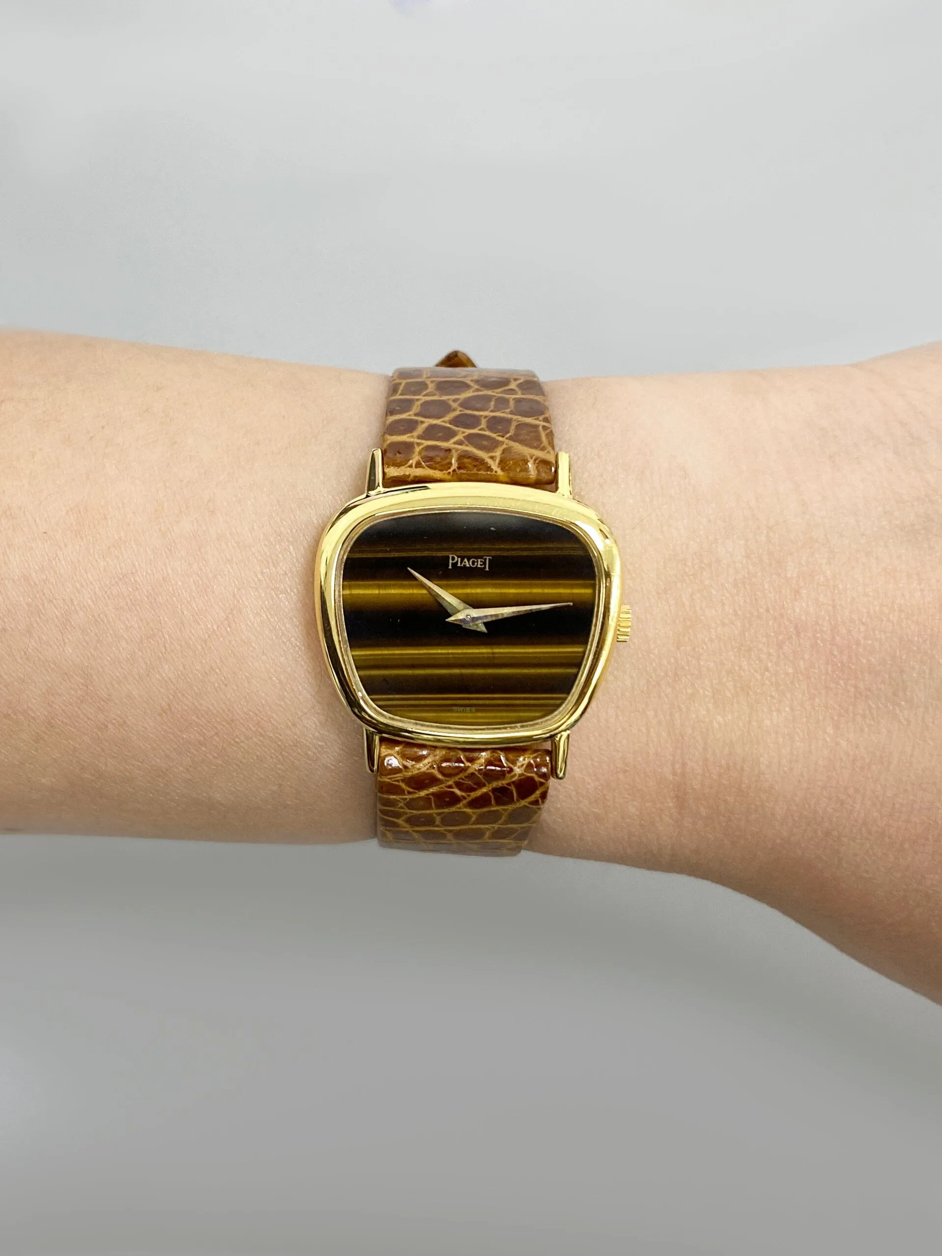 Piaget 9485 "Tiger Eye" 18K Yellow Gold Ladies Watch