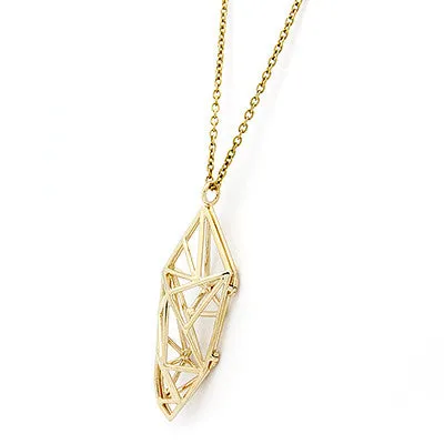 Poly Struc Locket Necklaces