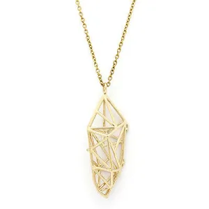 Poly Struc Locket Necklaces