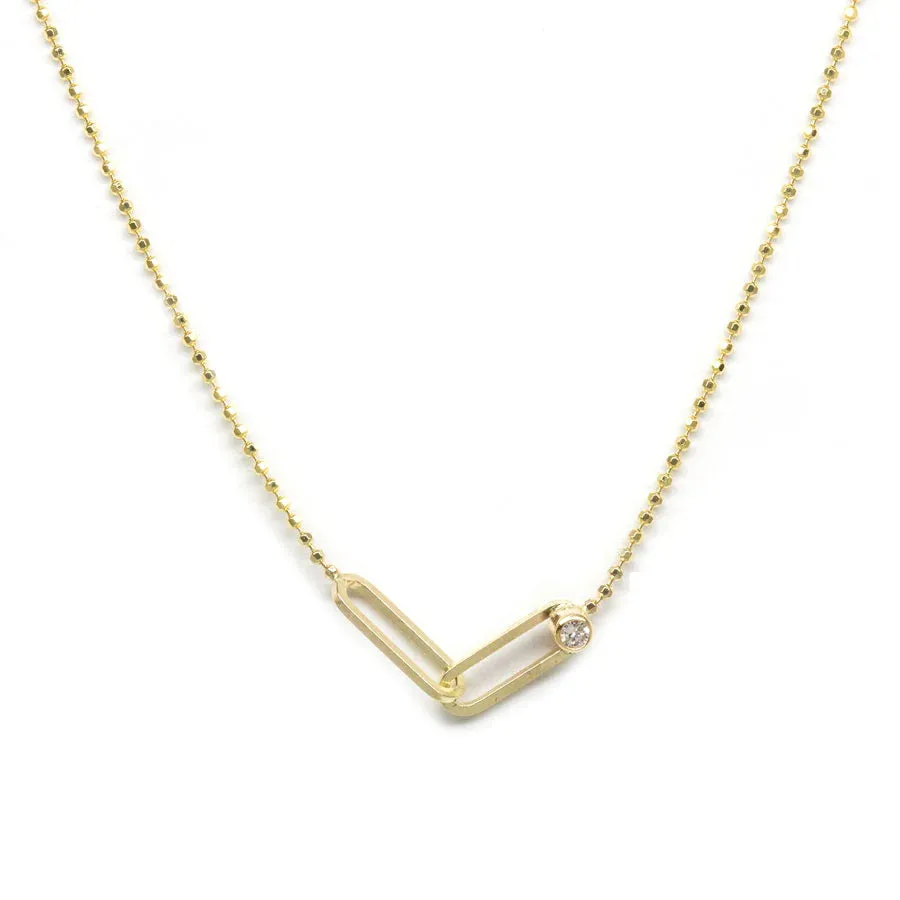 Poppy Finch Double Link Diamond Bracelet