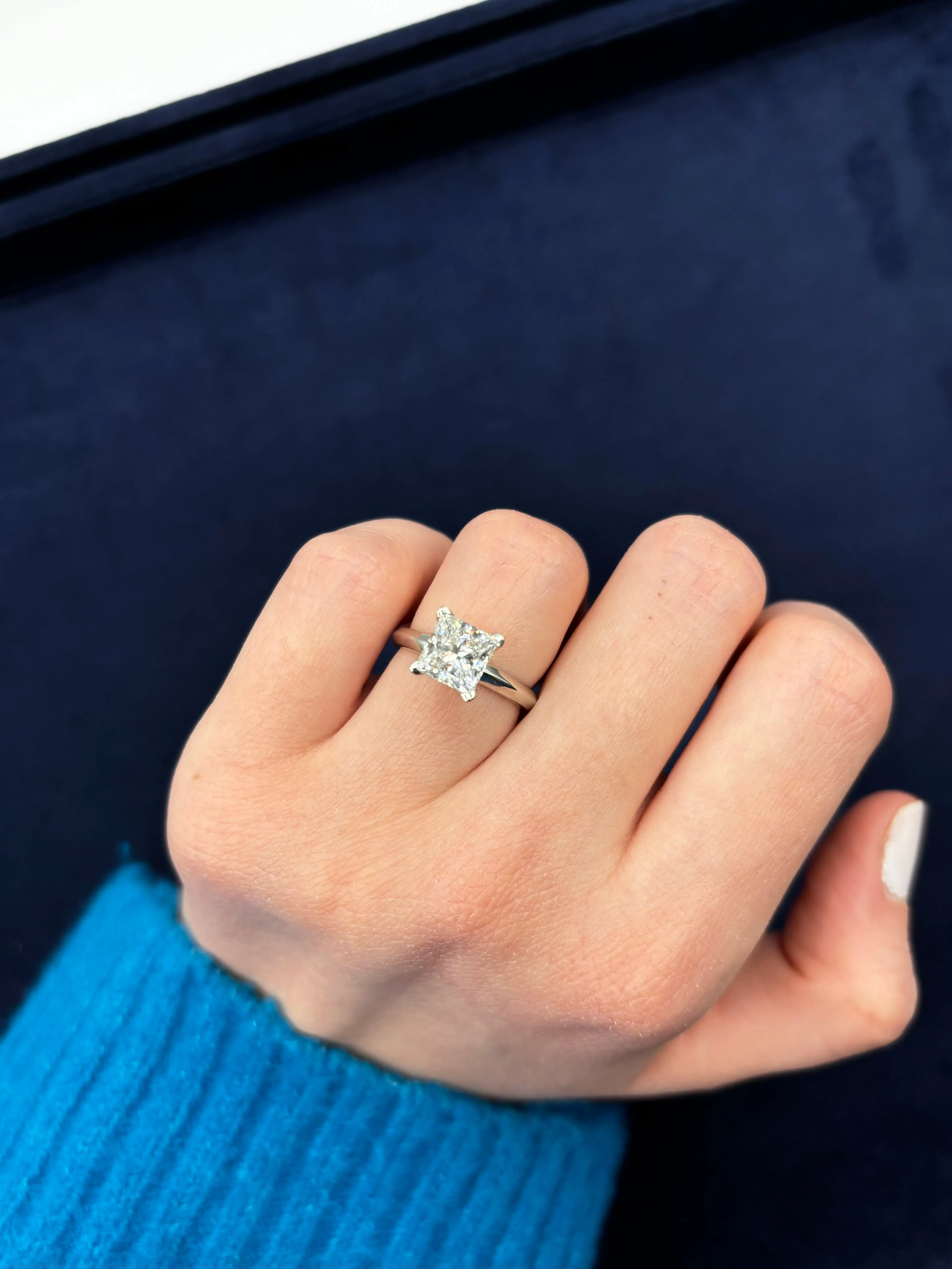 Princess Cut Engagement Ring 2.03 CT