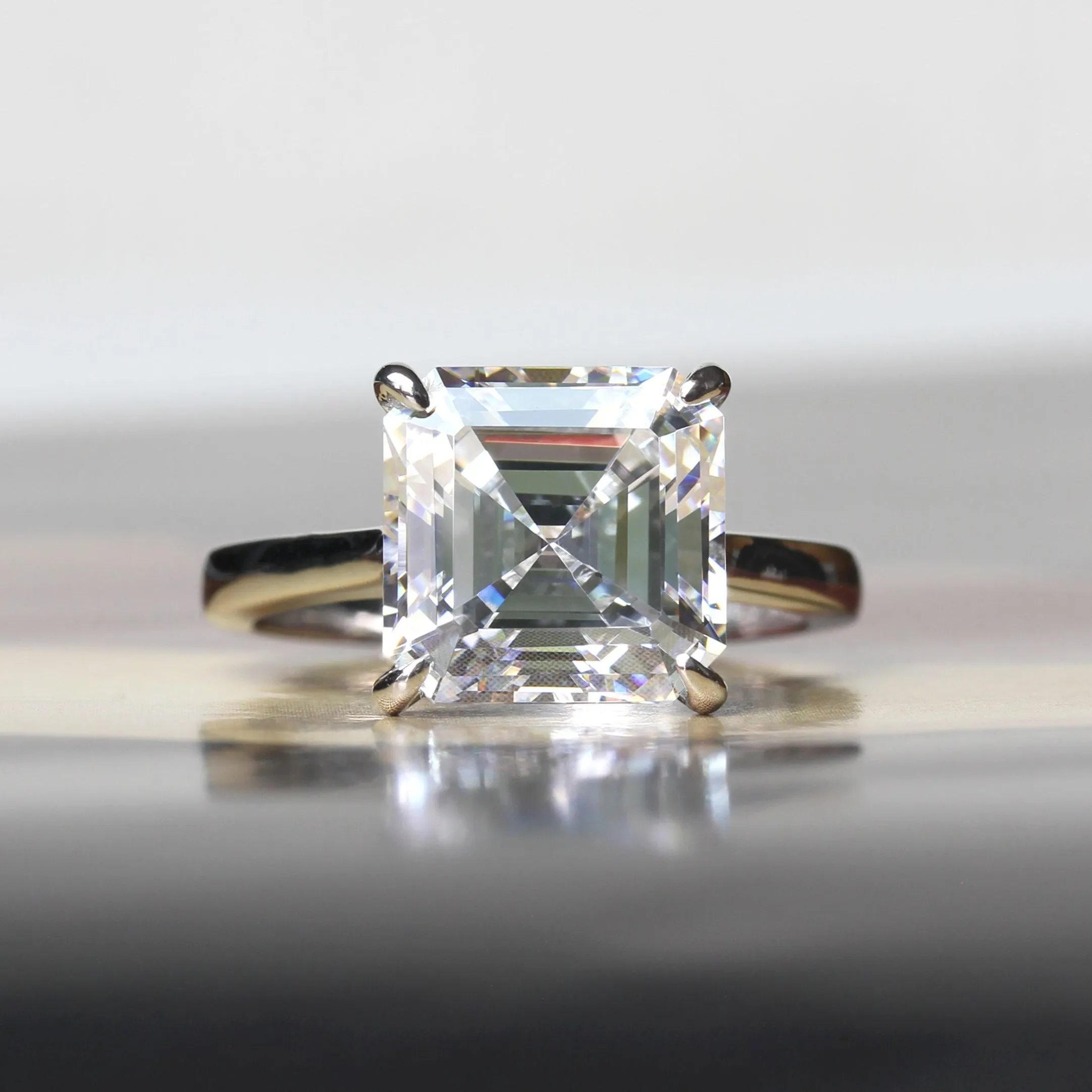 Radiant Asscher Solitaire