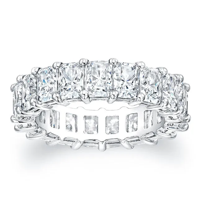 Radiant Cut Diamond Eternity Ring - 7.20CTW F/VS2