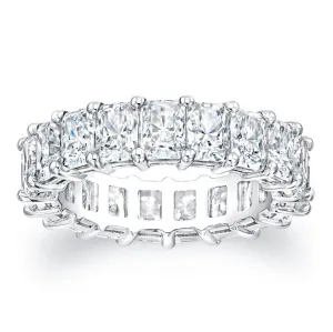 Radiant Cut Diamond Eternity Ring - 7.20CTW F/VS2