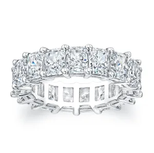Radiant Cut Diamond Eternity Ring - 8.00CTW F/VS2