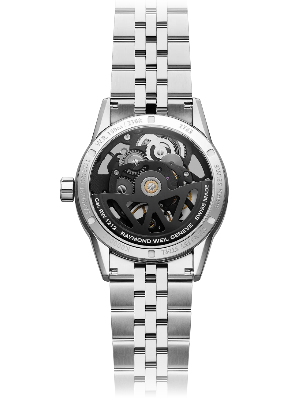 Raymond Weil Freelancer Calibre RW1212 Skeleton Automatic Watch on Bracelet