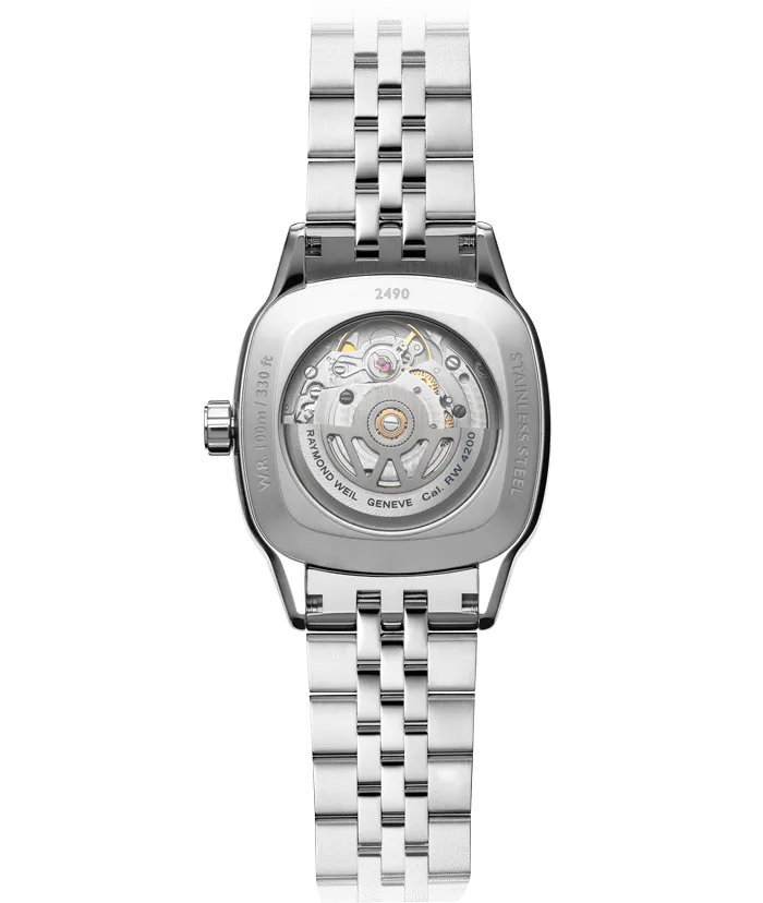 Raymond Weil Freelancer Ladies Square Open Heart Blue on Bracelet