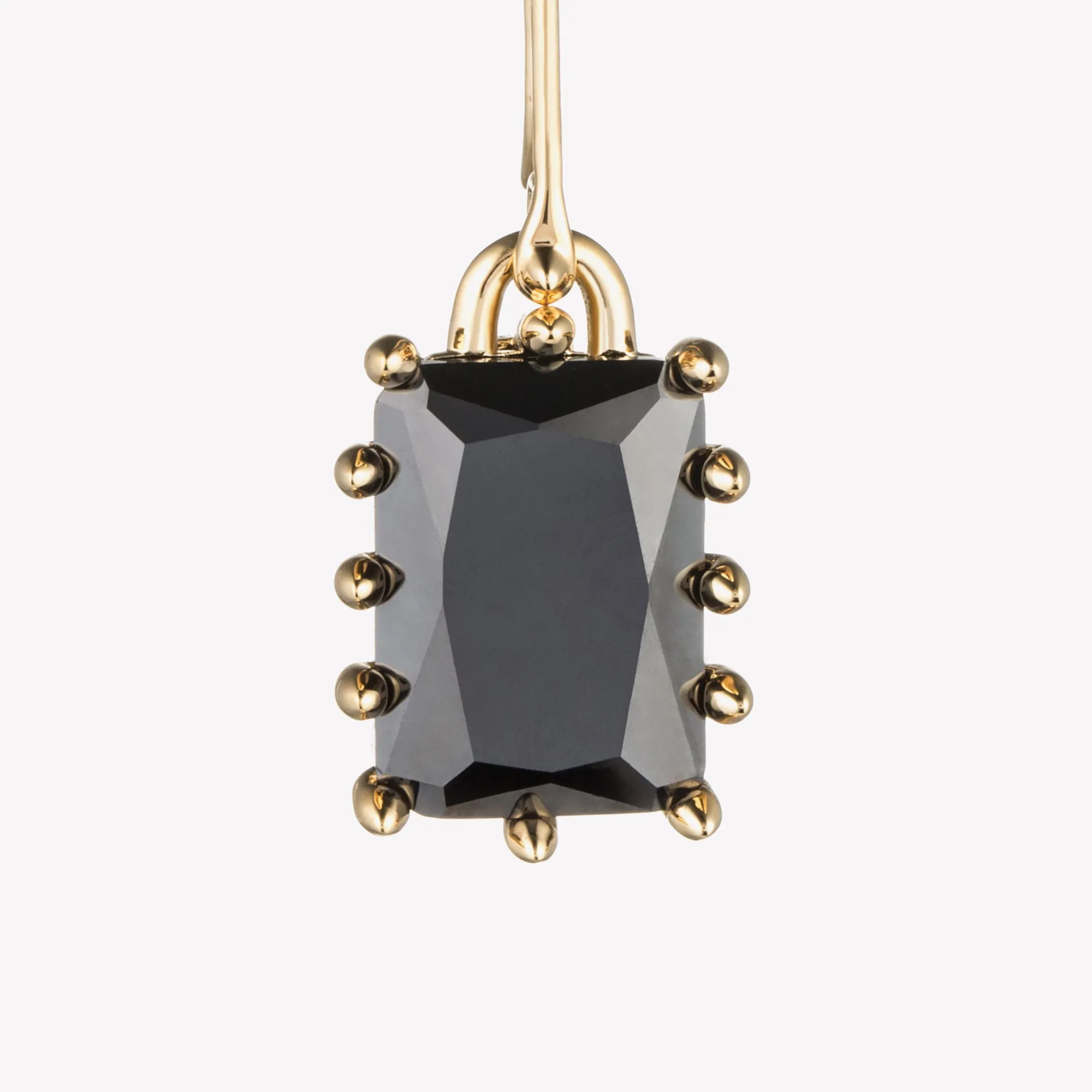RECTANGLE ESTATE DROP EARRINGS
