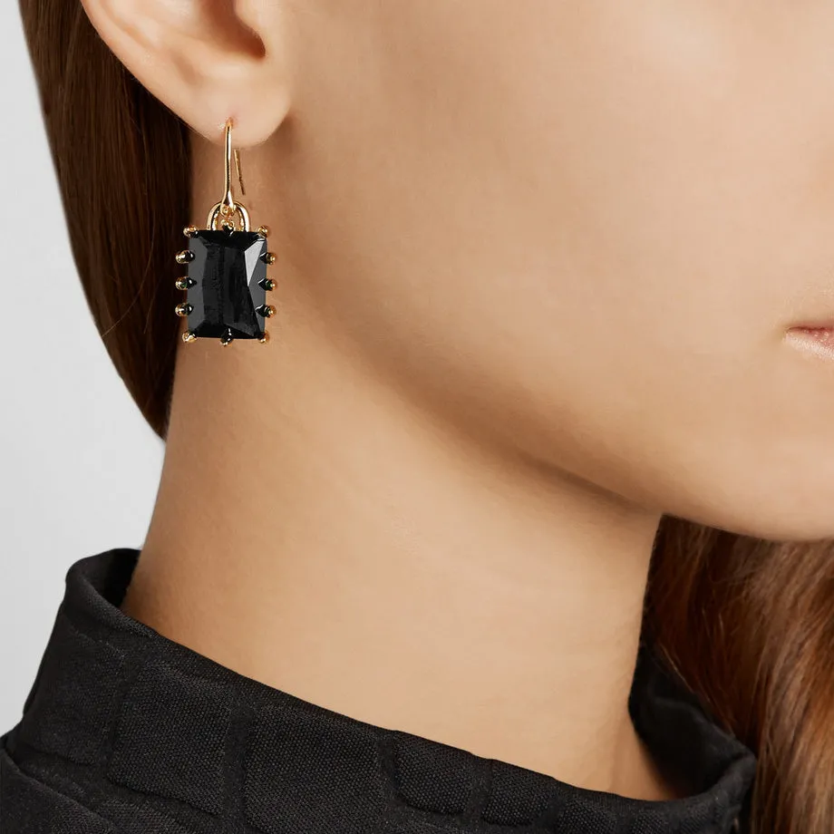 RECTANGLE ESTATE DROP EARRINGS