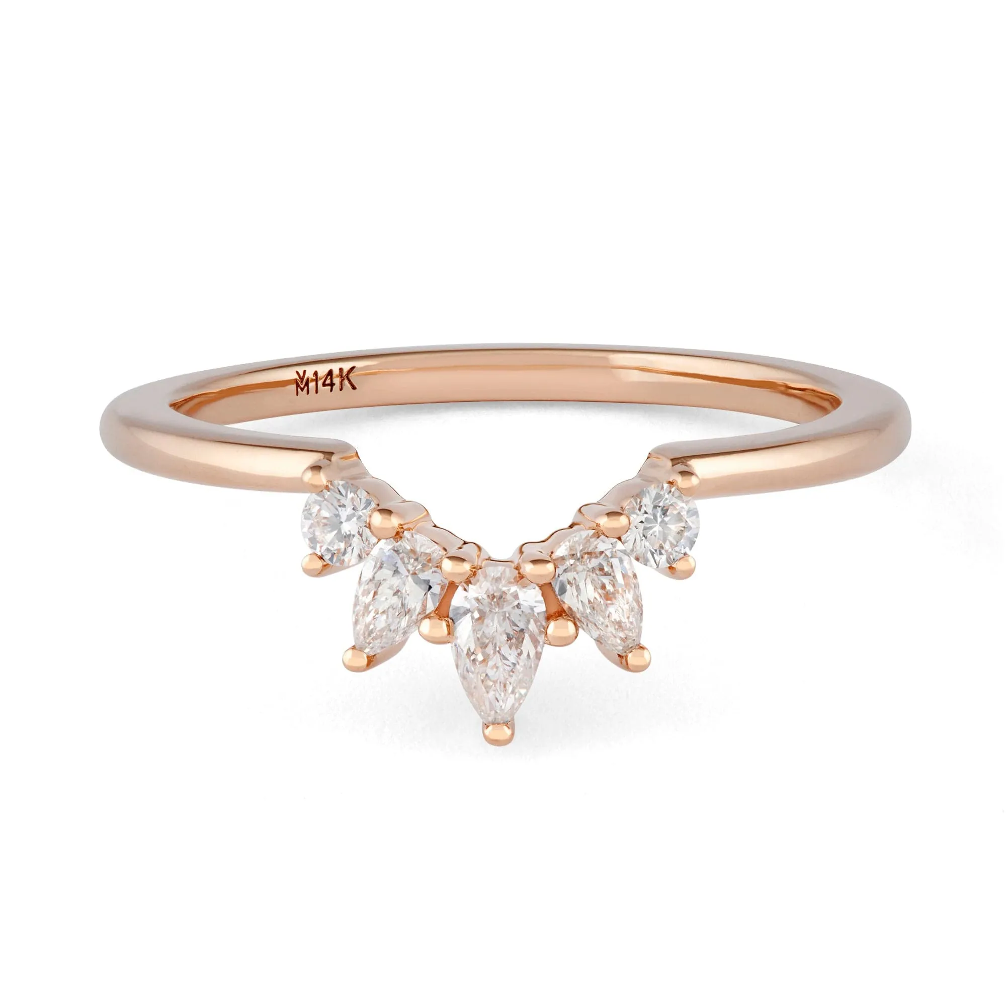 Reina Diamond Contour Band