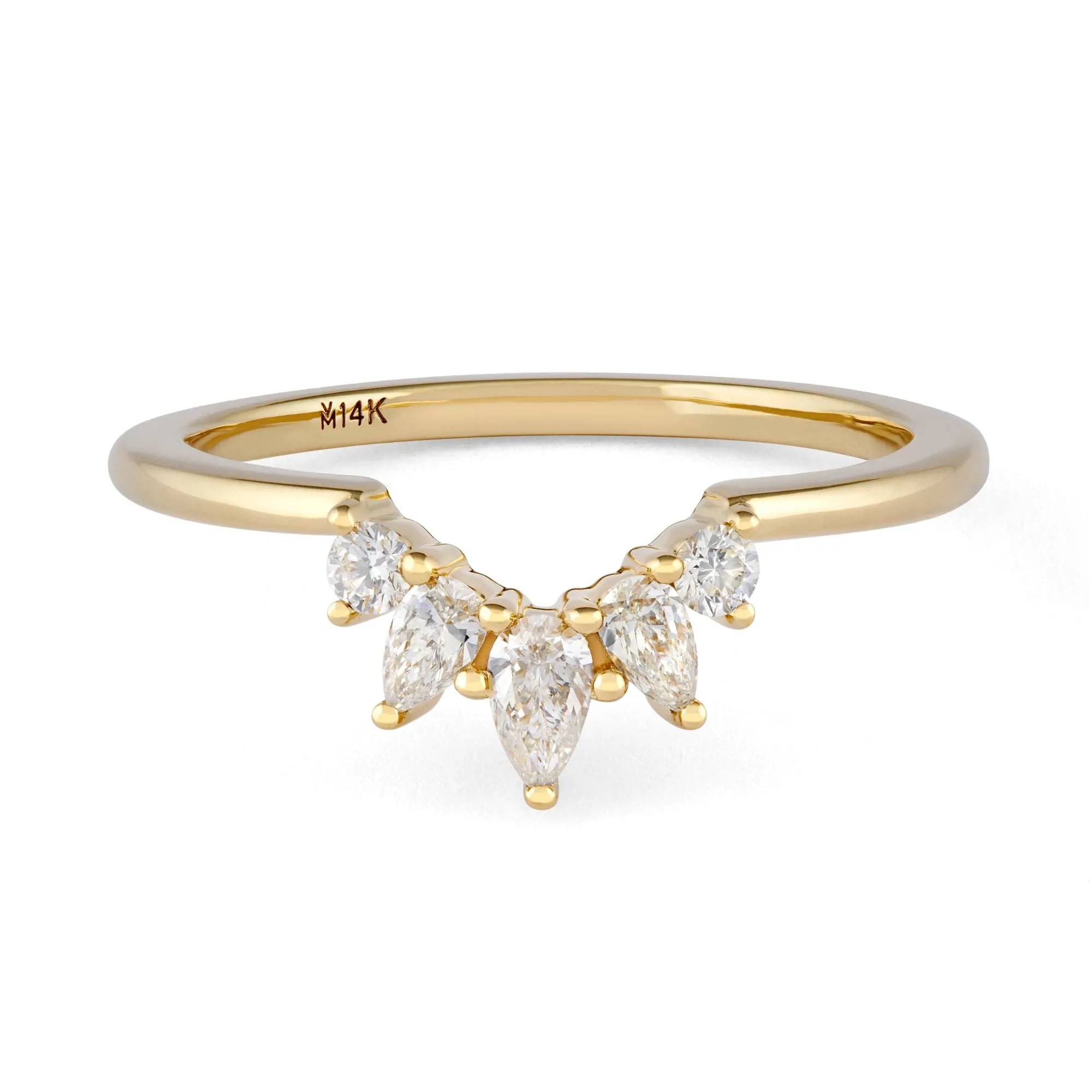Reina Diamond Contour Band