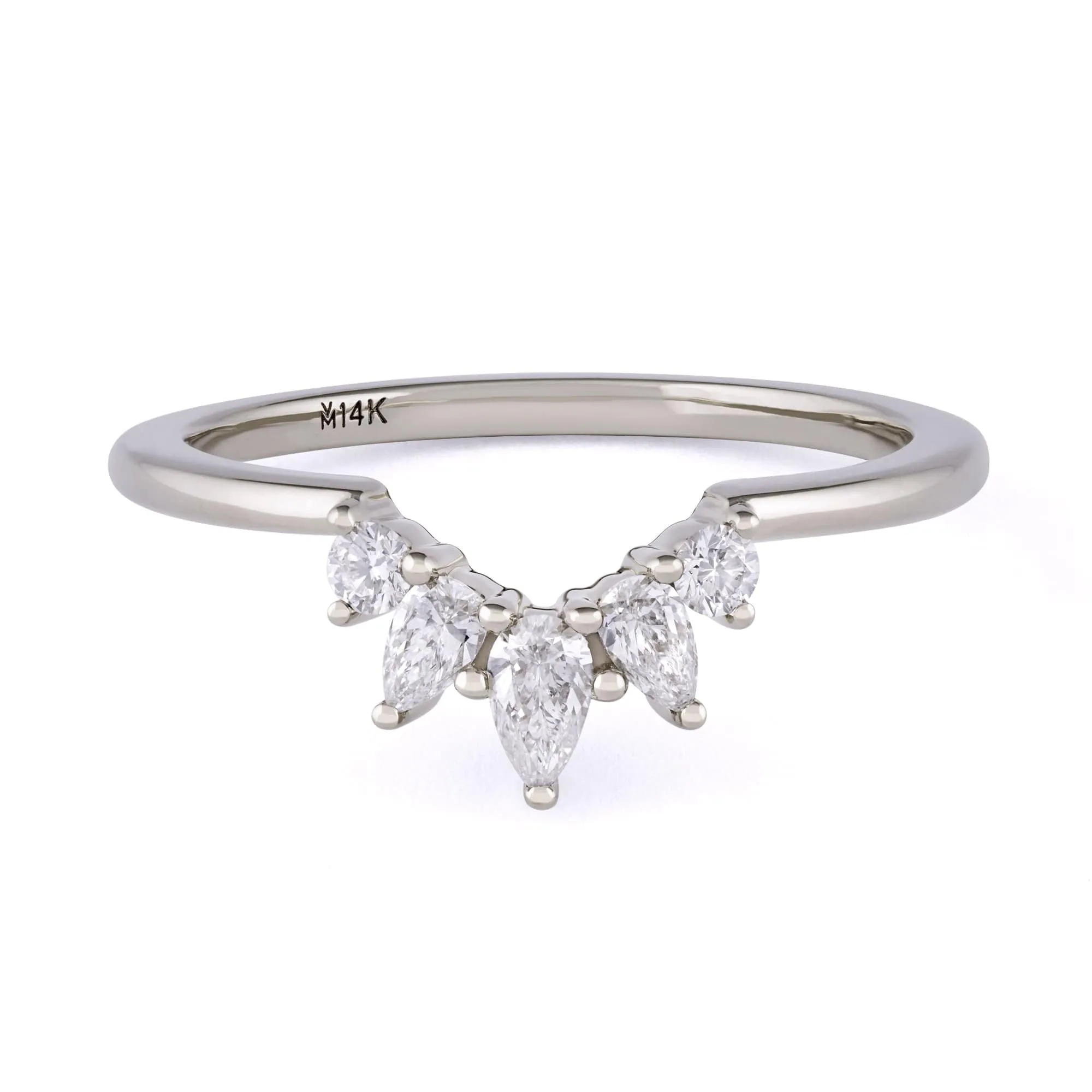 Reina Diamond Contour Band