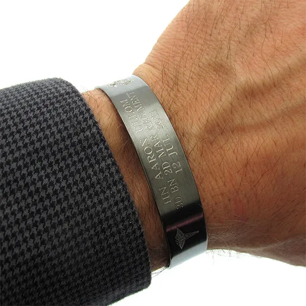 Remembrance Bracelet - Custom Bracelet, US Army gifts