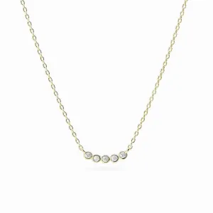Rhinestone bar necklace