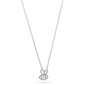 RHODIUM SMALL PENDANT SHORT NECKLACE #N9497RHO (DA3)