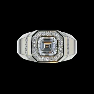Ring Signet Asscher